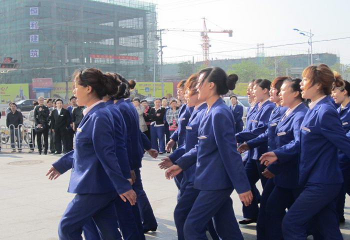 清河店舉行2011年度春季會(huì)操比賽